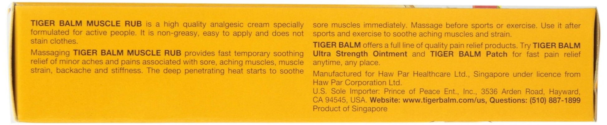 Tiger Muscle Rub Topical Analgesic Cream 2 Ounces (57 g) (Pack of 4) - dailyvitalstore