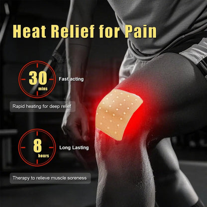 Tiger Patches Balm for Muscle & Joint Relief- Tiger Patch for Knee Neck, Back- 32 Pcs (4 Packs of 8) - Easy to Use - dailyvitalstore