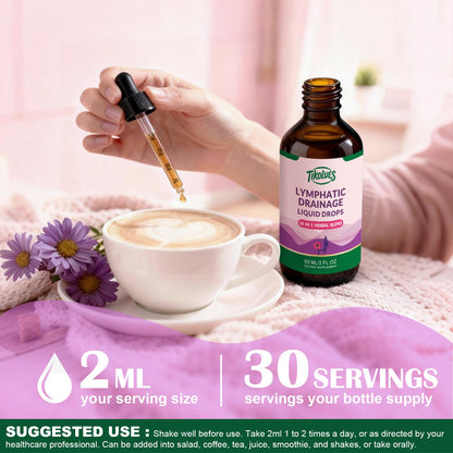 TIKOLUES Lymphatic Drainage Drops | Organic Lymphatic Cleanse Immune Support Supplement | Lymphatic Support with Echinacea & Elderberry | Herbal Blend | Non-GMO | 2 Fl Oz - dailyvitalstore