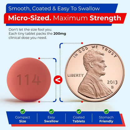 TIME-Cap Labs 500 Tablets Ibuprofen 200mg Coated - Pain Reliever & Fever Reducer (NSAID) for Adults, Helps with Headache, Back Pain, Muscle Aches, Toothaches, Menstrual Cramps & Minor Arthritis Pain - dailyvitalstore