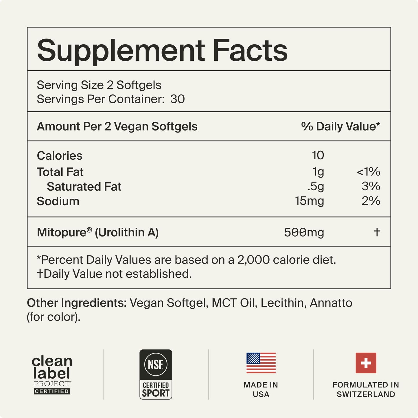 Timeline Mitopure Urolithin A Supplement Softgels - Clinically Proven Support for Healthy Aging and Cellular Renewal - dailyvitalstore