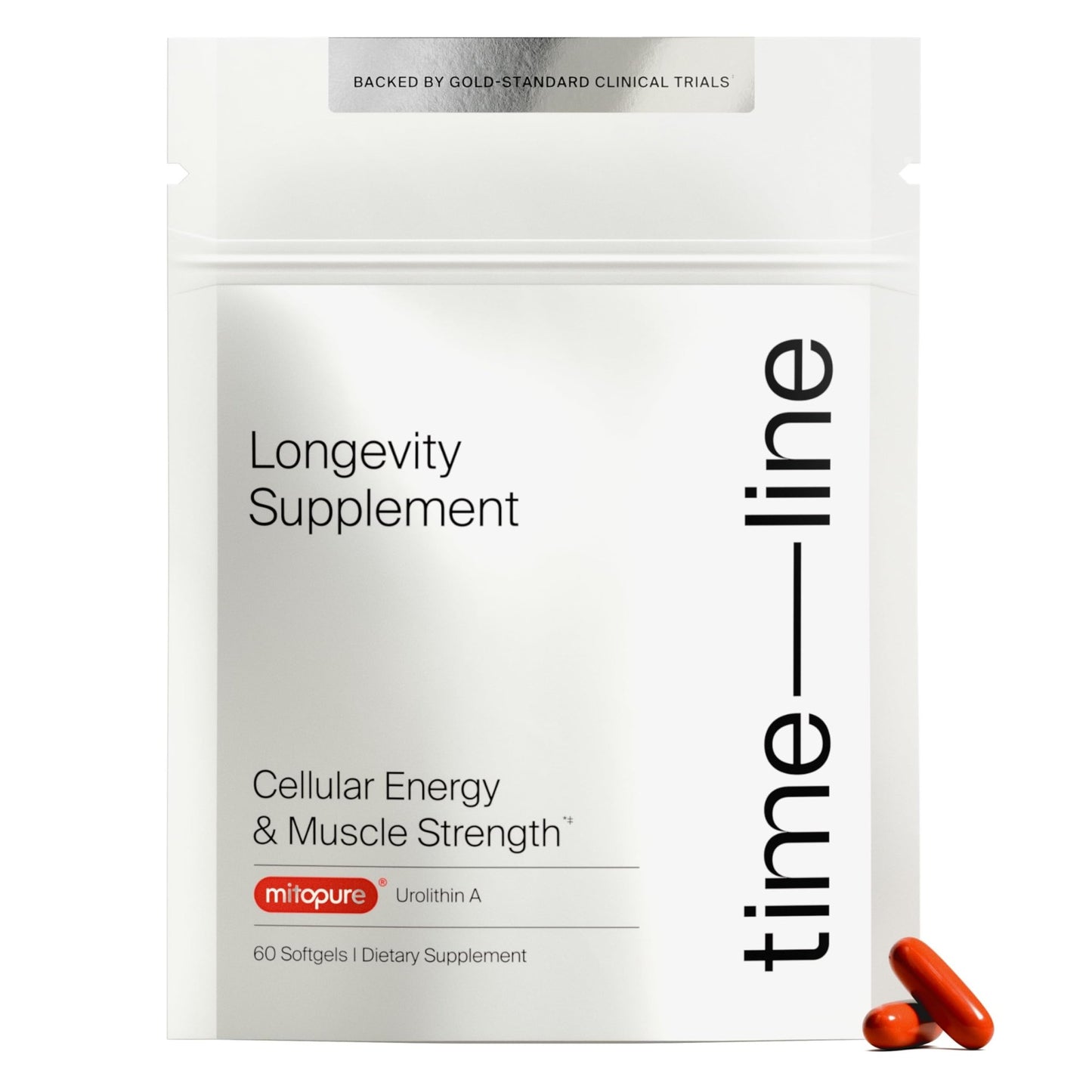 Timeline Mitopure Urolithin A Supplement Softgels - Clinically Proven Support for Healthy Aging and Cellular Renewal - dailyvitalstore