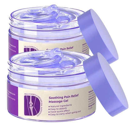 TIMLIFE 2PCS Joint Purple Gel, Purple Relief Soothing Massage Cream,Joint Activities Throughout The Body, Soothes Knees, Lumbar, Neck, Hands, and Feet - dailyvitalstore