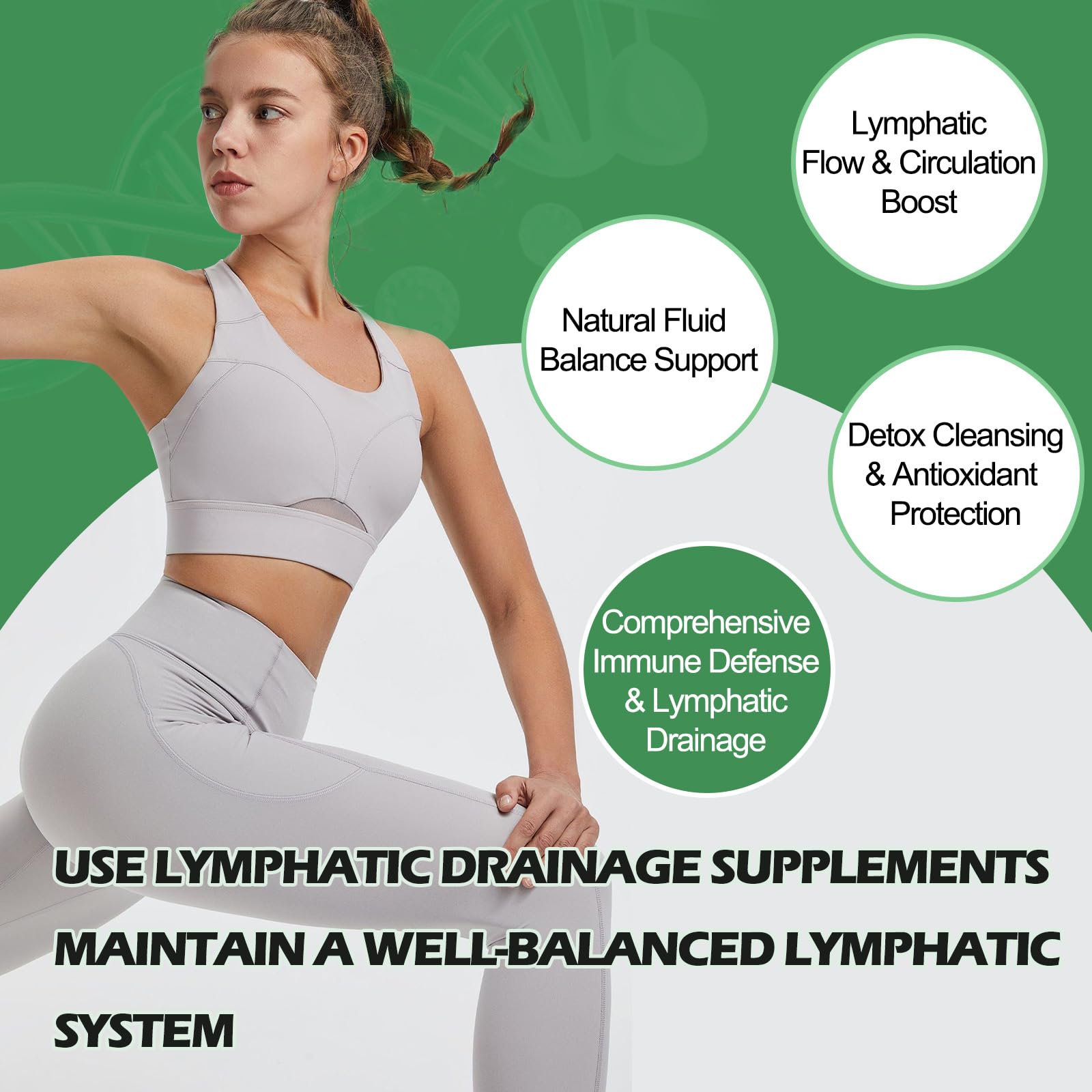 Tnaasmais Lymphatic Drainage Capsules, New Maximum Potency Formula with Dandelion Extract, Lymphatic Drainage Supplement for Fast-Absorbing, Immune Boost, Natural Ingredients, Vegan, 60 Capsules - dailyvitalstore