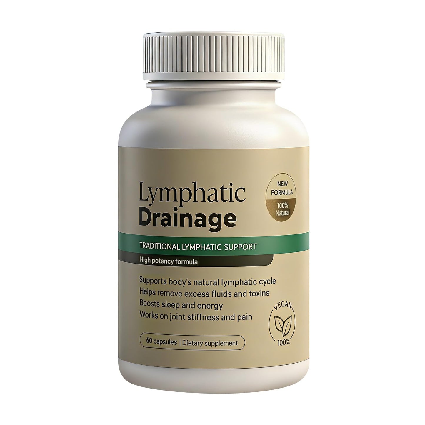 Tnaasmais Lymphatic Drainage Capsules, New Maximum Potency Formula with Dandelion Extract, Lymphatic Drainage Supplement for Fast-Absorbing, Immune Boost, Natural Ingredients, Vegan, 60 Capsules - dailyvitalstore