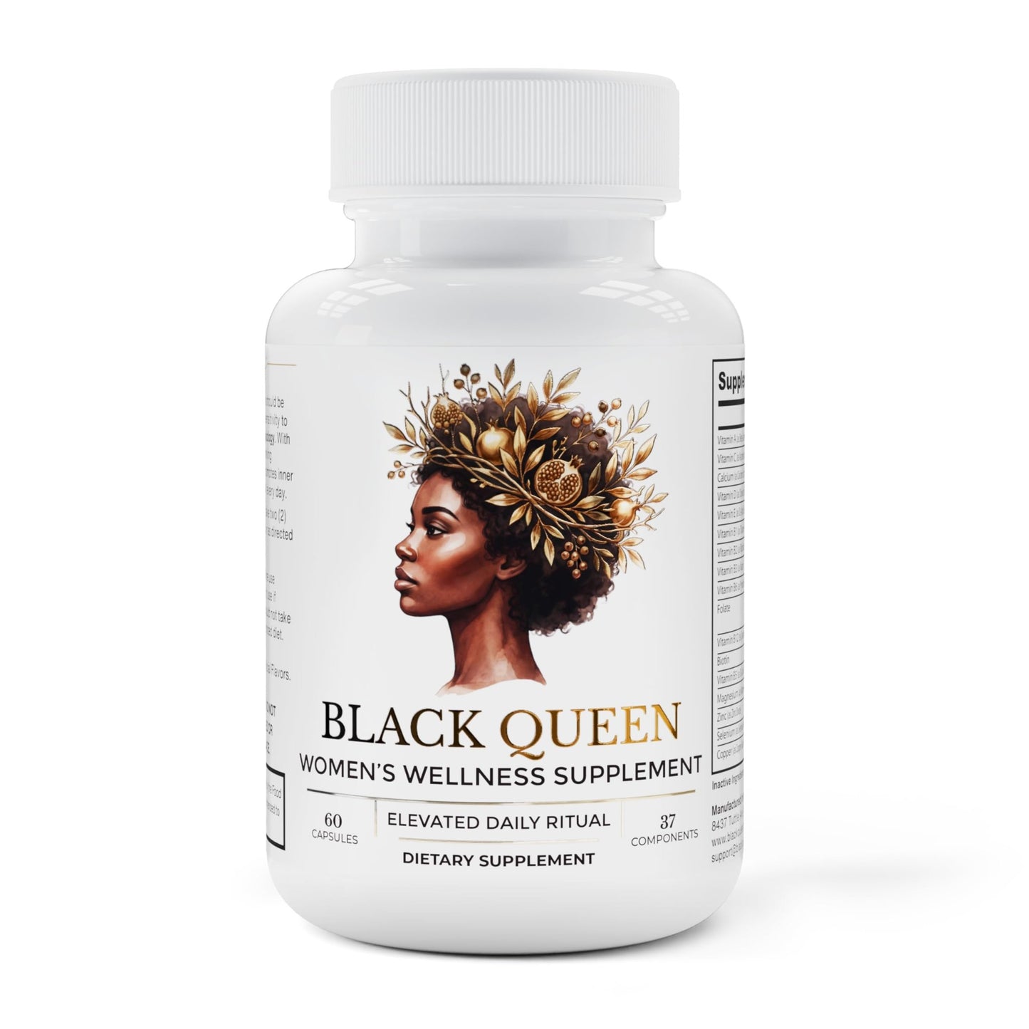 TODICAMP Melanin-Rich Physiology Women's Wellness Formula with 37 Active Ingredients - Daily Multivitamin for Women Hormone Balance, Energy Vitamins for Women, Biotin Supplement for Hair Skin & Nails - dailyvitalstore