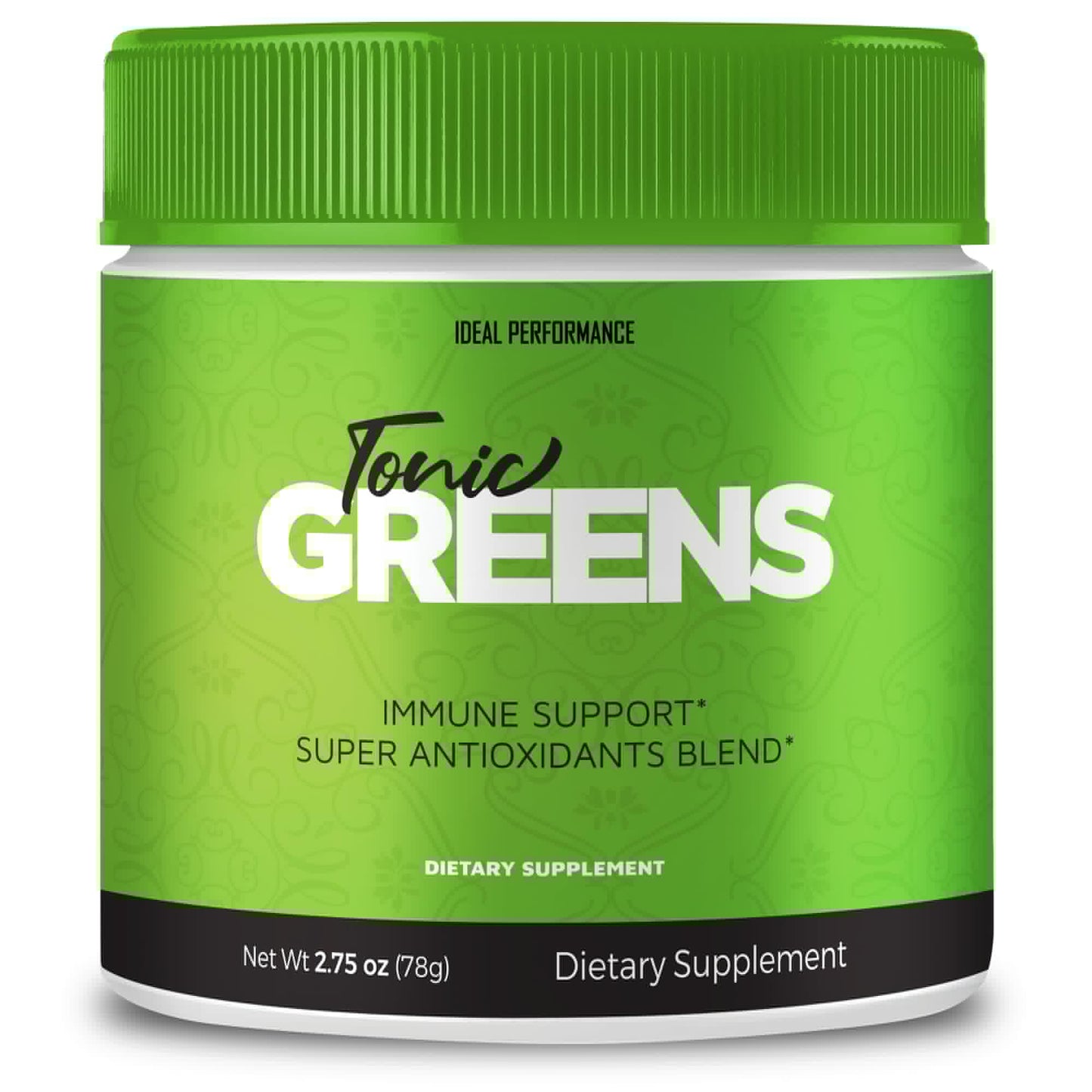 Tonic Greens Powder Vitamin Supplement Advanced Formula - Natural Green Blend Energy Supplement - Maximum Strength, TonicGreens BCAA, Tonic Greens All Natural Formula Powder Support Reviews (1 Pack) - dailyvitalstore