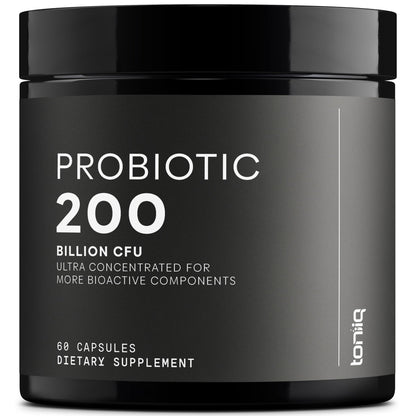 Toniiq 200 Billion CFU Probiotic Supplement 30 Verified Third-Party Tested Strains - Fully Shelf-Stable Probiotics Formula - dailyvitalstore