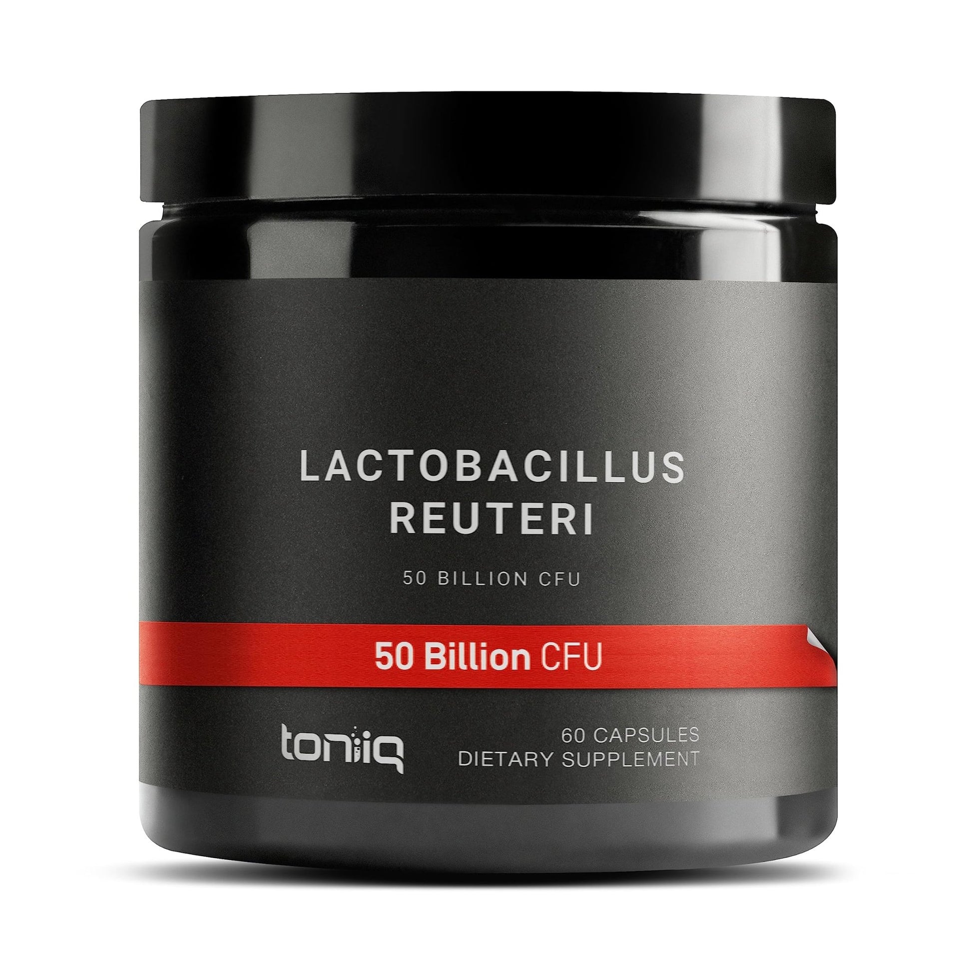 Toniiq 50 Billion CFU Lactobacillus Reuteri Probiotic 50mg per Serving - L Reuteri Probiotics - Highest CFU Count Lactobacillus Reuteri Probiotic - 60 Vegetarian Capsules - 60 Servings - dailyvitalstore