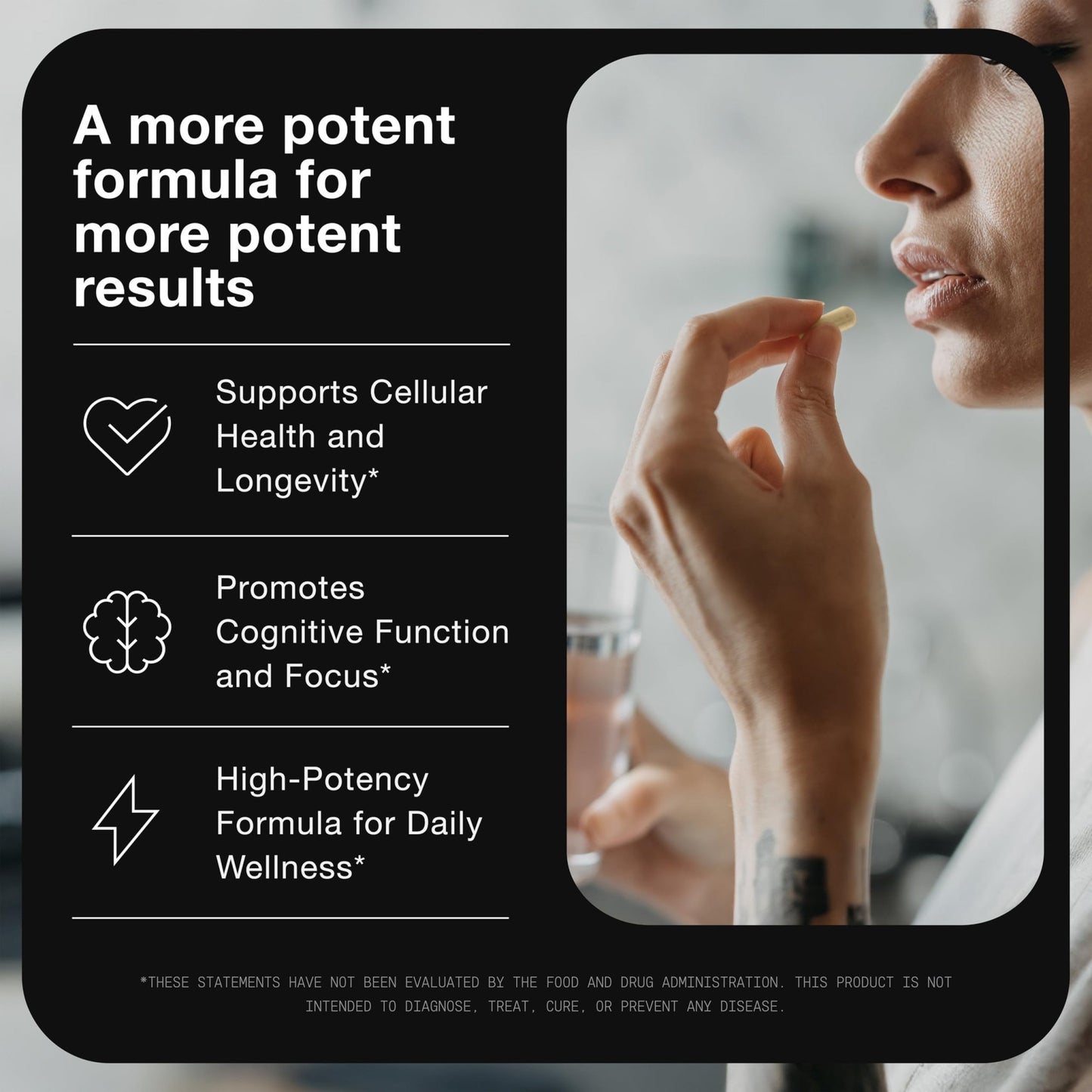 Toniiq Liposomal NAD+ and Resveratrol Supplement - 1500mg Ultra High Strength NAD Supplement - Clinically Studied Ingredients with Patented RiaGev-WS - dailyvitalstore