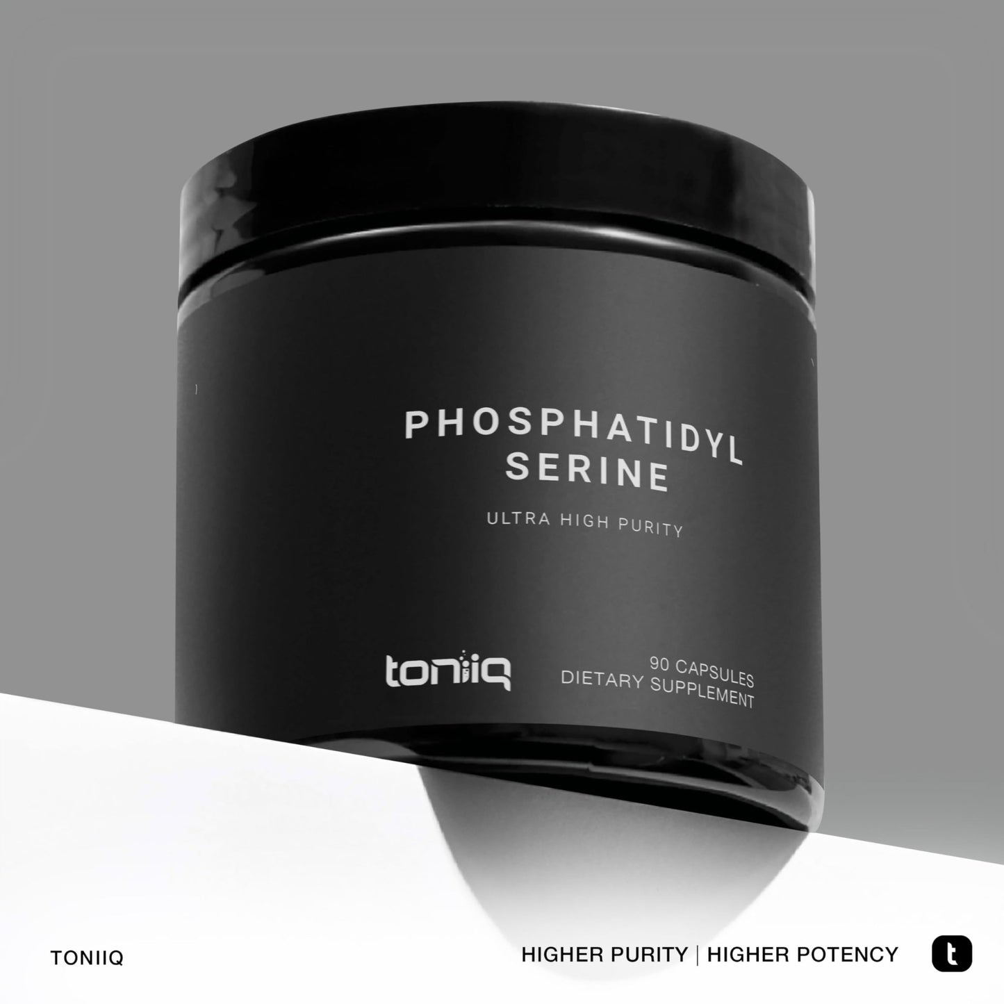 Toniiq Phosphatidylserine - 400mg Formula - World’s First 50% Purity - Highest Purity in the US - Soy Free Phosphatidylserine Supplement - dailyvitalstore