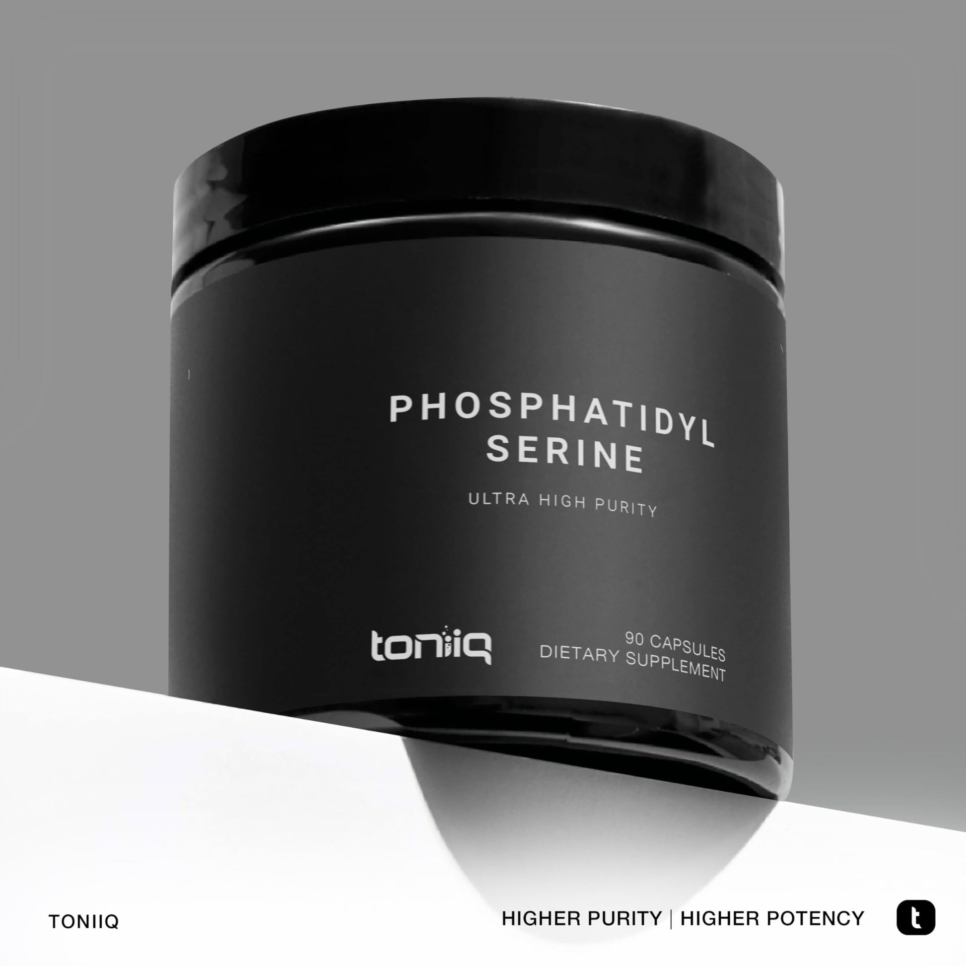 Toniiq Phosphatidylserine - 400mg Formula - World’s First 50% Purity - Highest Purity in the US - Soy Free Phosphatidylserine Supplement - dailyvitalstore