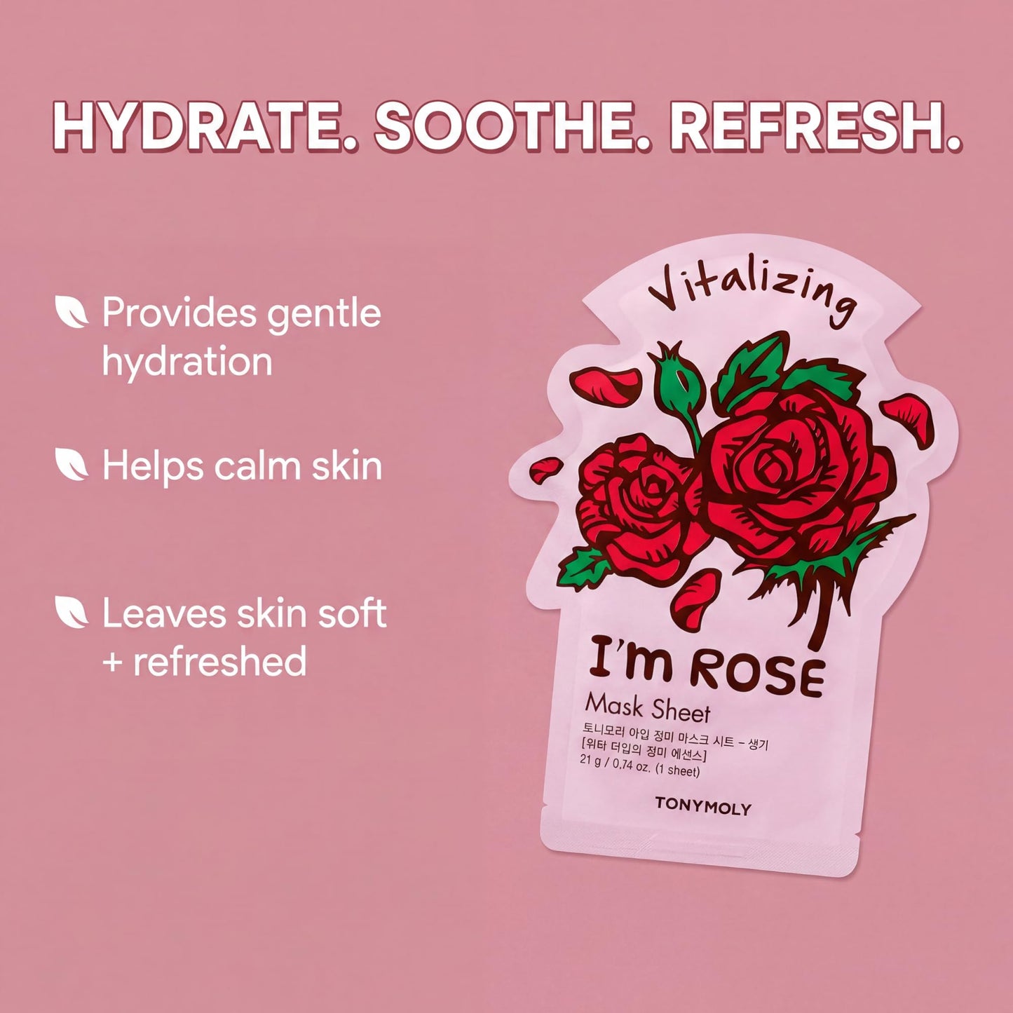 TONYMOLY I’m Sheet Mask Gift Set – Korean Face Mask Variety Pack with Hydrating & Vitamin Essences, 10 Pack - dailyvitalstore