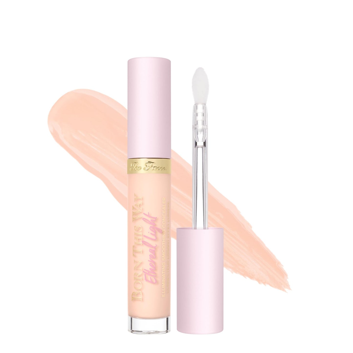 Too Faced Born This Way Ethereal Light Illuminating Smoothing Concealer | With Hyaluronic Acid, Conceals + Brightens Dark Circles, Non-Creasing + Waterproof, 0.16 Fl Oz, Oatmeal - dailyvitalstore