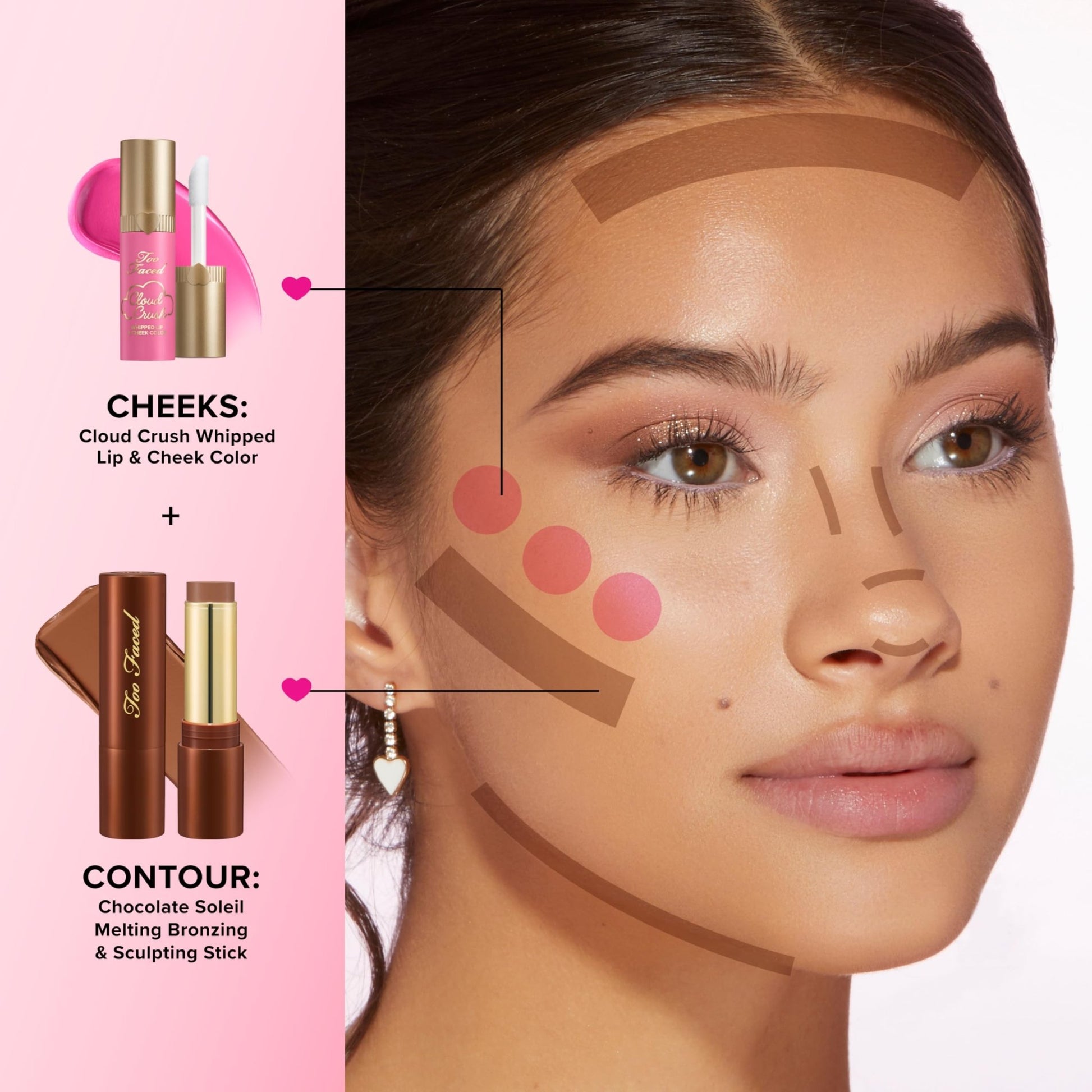 Too Faced Chocolate Soleil Melting Bronzing & Sculpting Stick | Multi-Use, Contour + Cream Bronzer Stick | Lightweight, Satin-Finish with Buildable Coverage, 0.28 Ounce, 0.28 Ounce, Chocolate Souffle - dailyvitalstore