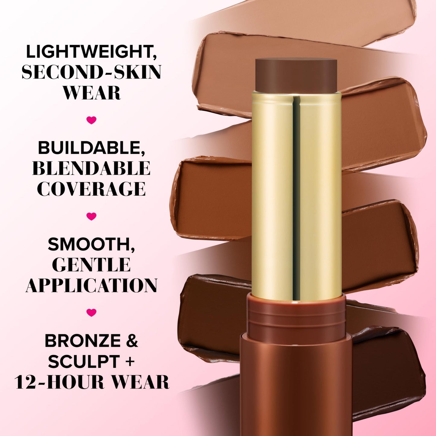 Too Faced Chocolate Soleil Melting Bronzing & Sculpting Stick | Multi-Use, Contour + Cream Bronzer Stick | Lightweight, Satin-Finish with Buildable Coverage, 0.28 Ounce, 0.28 Ounce, Chocolate Souffle - dailyvitalstore