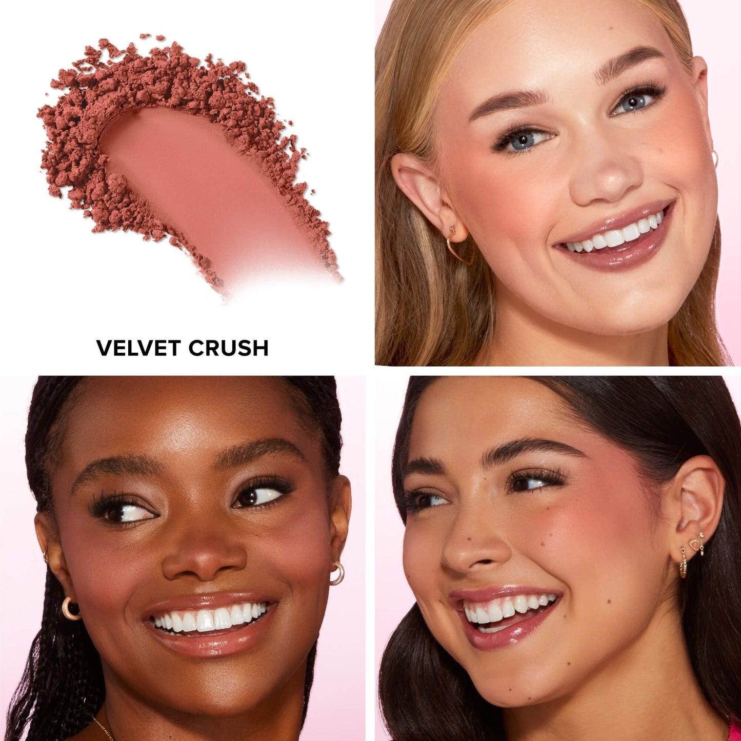 Too Faced Cloud Crush Blurring Blush | Velvety Powder Blush for Cheeks with High-Pigment Formula | 93% Naturally Derived Ingredients, Vegan & Cruelty-Free, Velvet Crush, 0.17 Ounce - dailyvitalstore