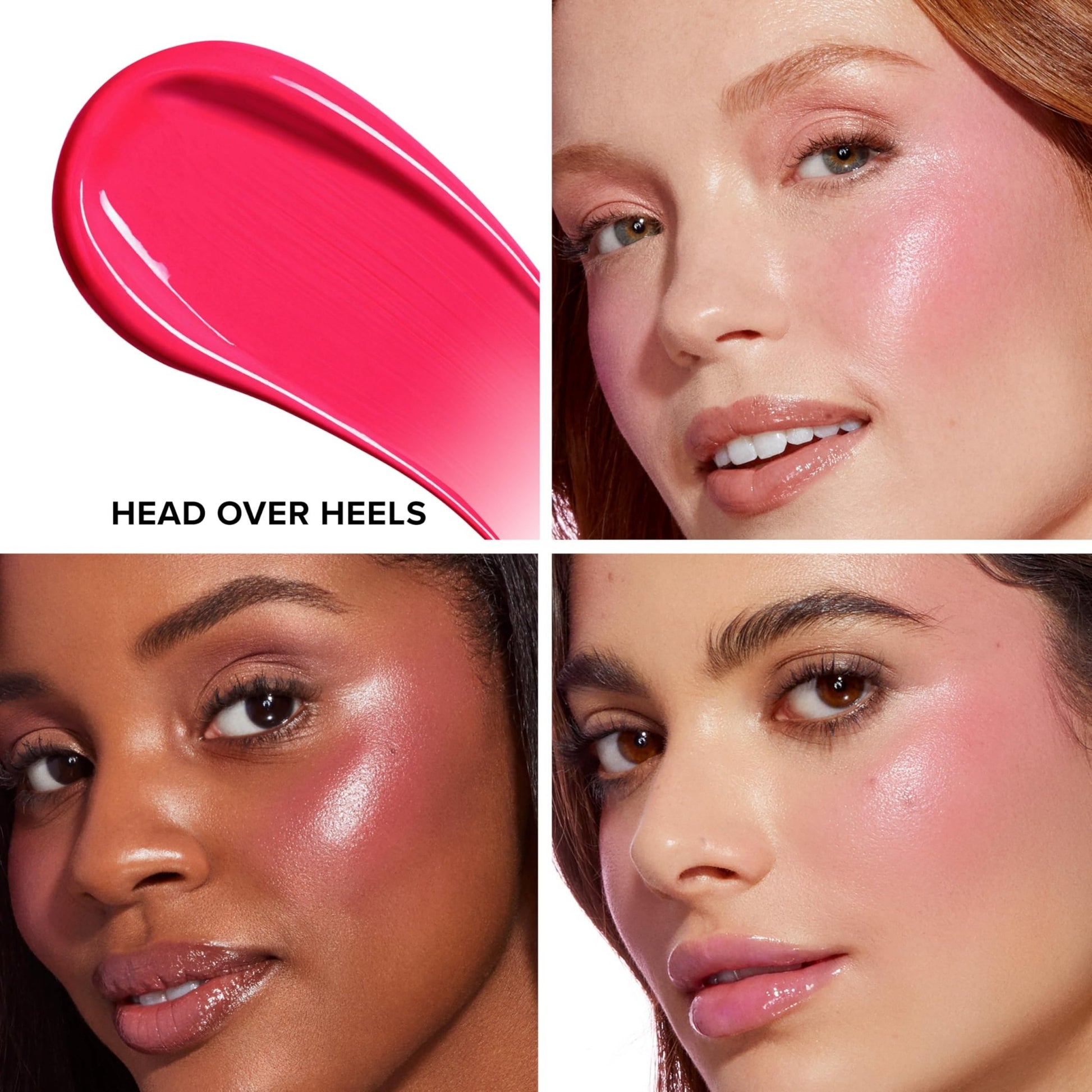 Too Faced Love Flush Blush Glowing Liquid Blush | Liquid Blush, Blendable, Luminous Blush that leaves a Flush of Color | Layer over makeup or wear alone for a natural look, Head Over Heels, 0.20 Fl Oz - dailyvitalstore