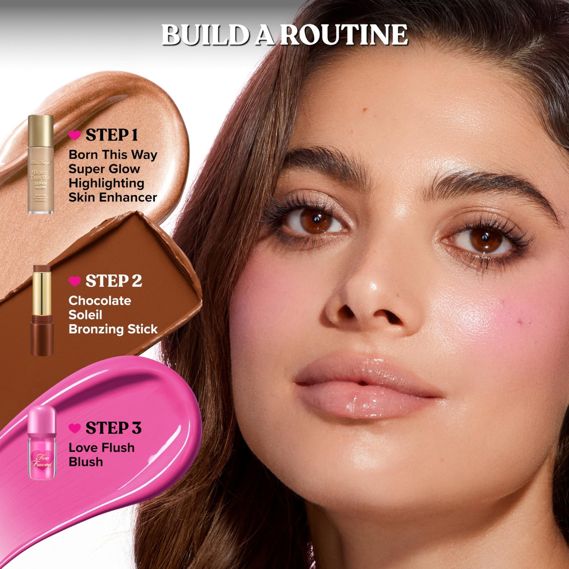 Too Faced Love Flush Blush Glowing Liquid Blush | Liquid Blush, Blendable, Luminous Blush that leaves a Flush of Color | Layer over makeup or wear alone for a natural look, Head Over Heels, 0.20 Fl Oz - dailyvitalstore