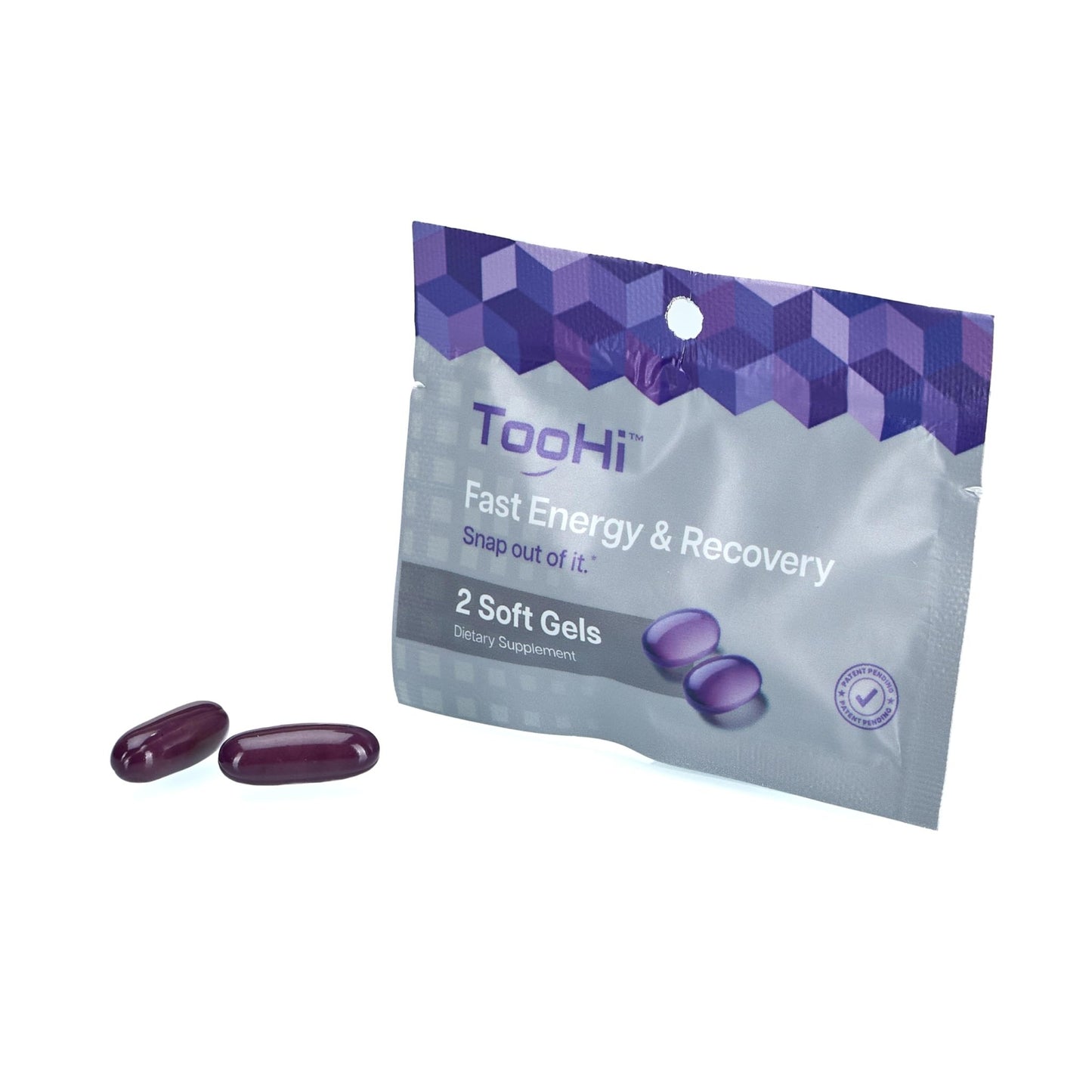 TooHi Reset Softgels - Proprietary Blend with Additional Caffeine (84mg), L-Theanine & Electrolytes | Patent Pending - 10 Doses - dailyvitalstore