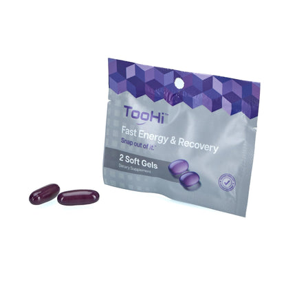 TooHi Reset Softgels - Proprietary Blend with Additional Caffeine (84mg), L-Theanine & Electrolytes | Patent Pending - 10 Doses - dailyvitalstore