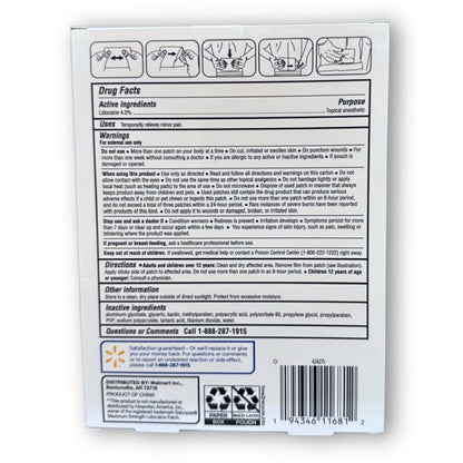 Topical anesthetic 4% Patch- 6 Count (Pack of 1), Boxed By Fusion Shop Store - dailyvitalstore