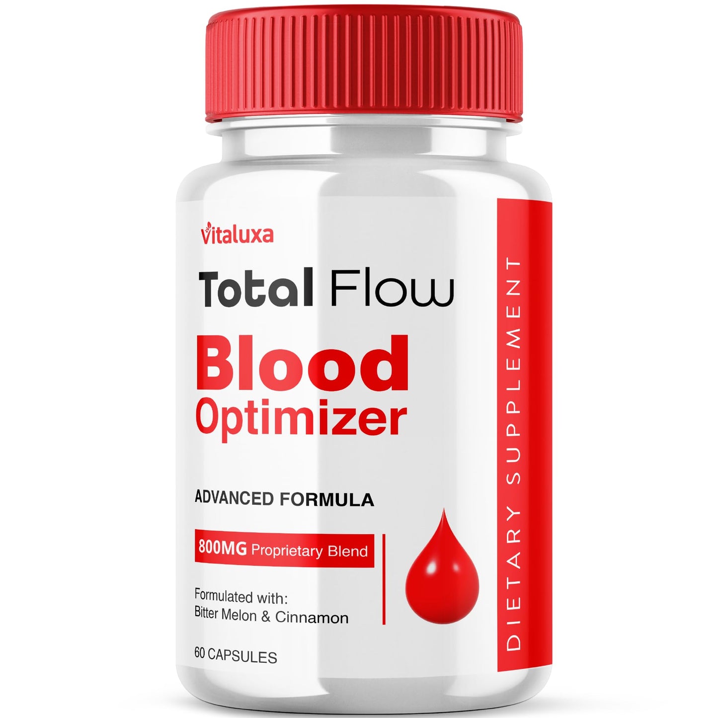 Total Flow Blood Balance, TotalFlow Blood Support Capsules Supplement Advanced Formula All Natural Optimizer Maximum Strength Daily Health Wellness, TotalFlo Premium Blend Pills (60 Capsules) - dailyvitalstore