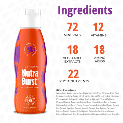 Total Life Changes NutraBurst - Liquid Multivitamin, Daily Nutritional Support, Packed with Essential Vitamins and Minerals, 16 fl. oz - dailyvitalstore