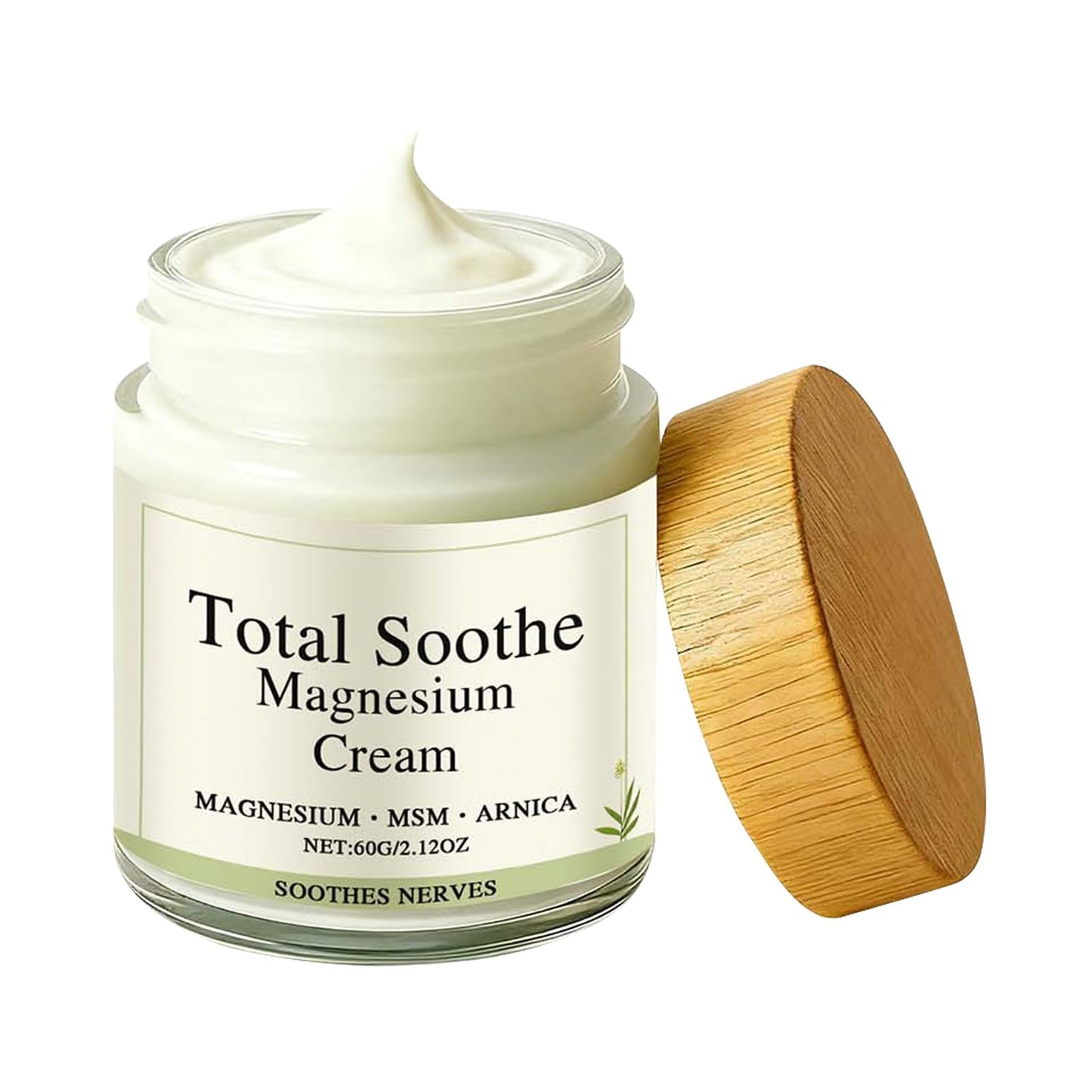 TotalRelief Magnesium Cream - MSM & Arnica – Fast Absorbing, Joint Relief Cream with Mineral Delivery Formula,Non-Greasy Topical for Everyday Joint & Muscle Comfort - dailyvitalstore