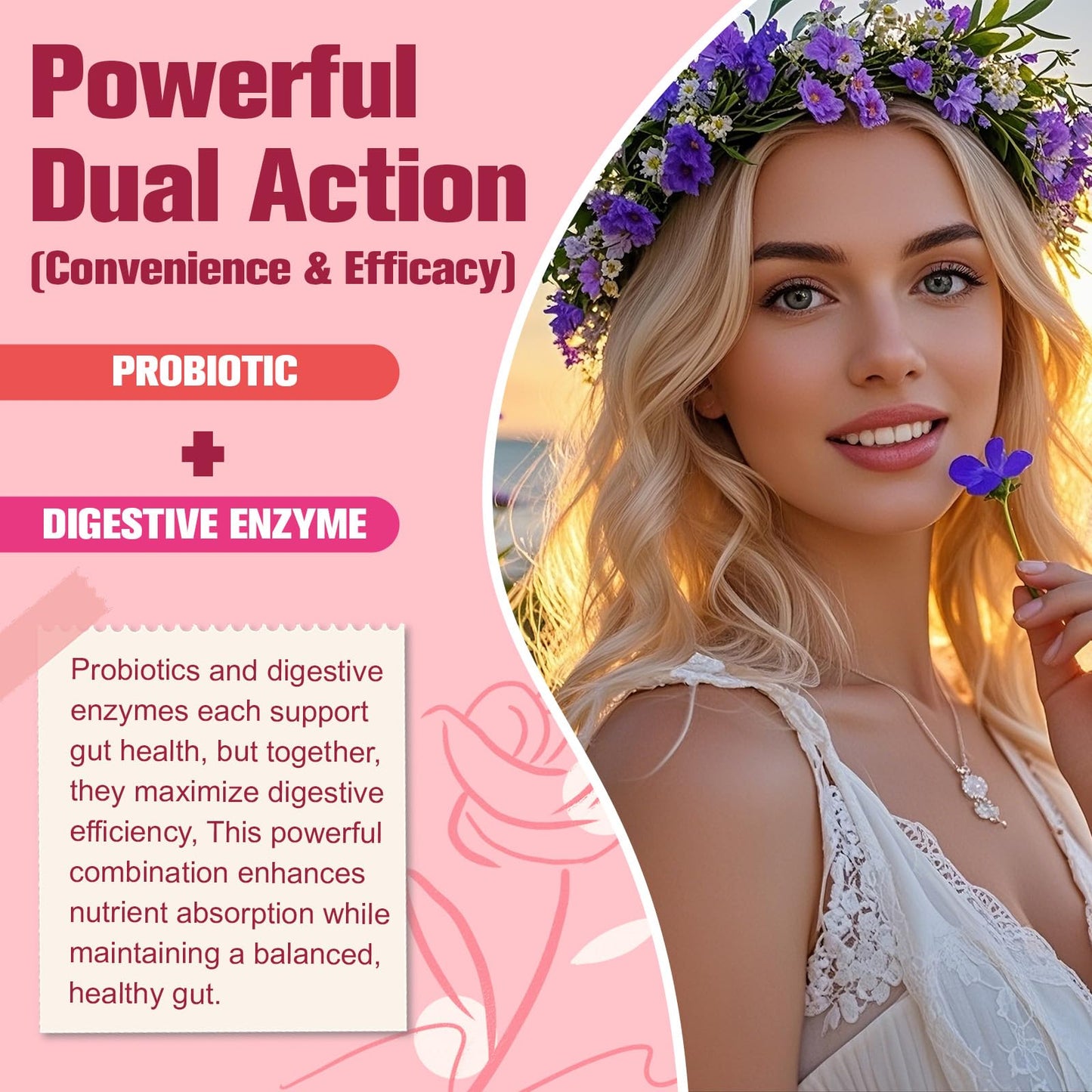 Totaria Probiotics for Women, 120 Billion Women Probiotic, with Akkermansia, Digestive Enzymes & Prebiotics, Cranberry, D-Mannose, for Gut, Vaginal, Urinary - dailyvitalstore