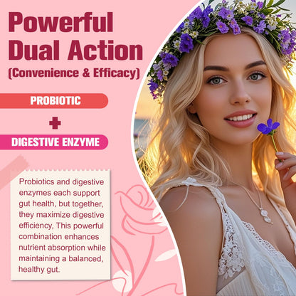 Totaria Probiotics for Women, 120 Billion Women Probiotic, with Akkermansia, Digestive Enzymes & Prebiotics, Cranberry, D-Mannose, for Gut, Vaginal, Urinary - dailyvitalstore