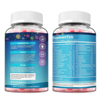 Totaria Sugar Free Multivitamin for Men with Omega 3, Probiotics, Mens Multivitamins Gummies w/Methylated B Complex - dailyvitalstore