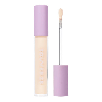 Tower 28 Swipe Serum Concealer - Hydrating Medium-Full Coverage Concealer + Under Eye Brightener - Skin Care Infused Makeup with Hyaluronic Acid + Soothing Centella - 1.0 Fair/Neutral (0.22 oz) - dailyvitalstore