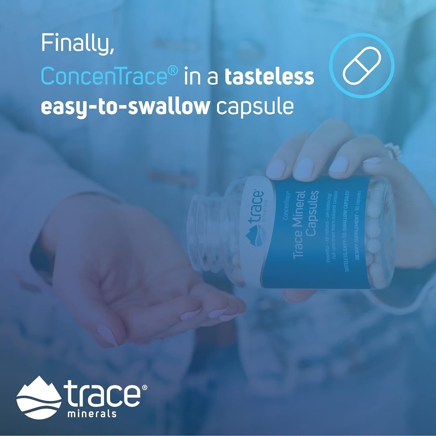 Trace Minerals ConcenTrace Trace Mineral Capsules - ConcenTrace Capsules for Overall Health - Bone Strength, Muscle Recovery & Energy Support - dailyvitalstore