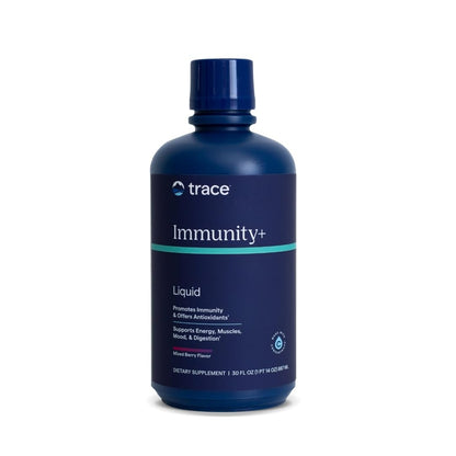 Trace Minerals Immunity+ - Liquid Supplement for Healthy Body & Immune Support - Elderberry Multivitamin - Formulated with Ionic Trace Minerals - Sugar-Free - Mixed Berry - 30 fl oz (30 Servings) - dailyvitalstore