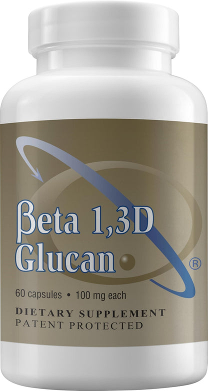 Transfer Point Yeast-Derived Beta 1,3D Glucan (1,3/1,6 B-Glucans) 200mg, Minimum 85% Beta Glucan Content, Non-GMO, Vegetarian, All-Natural Immune Support, 60 Capsules - dailyvitalstore