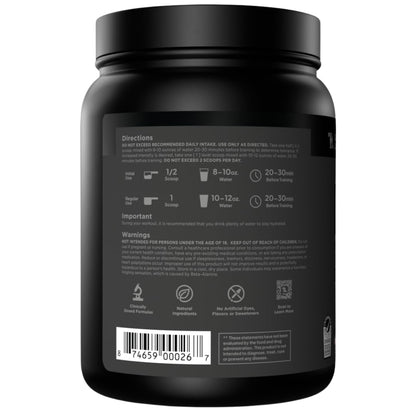 Transparent Labs Bulk Black Pre Workout - Clinically Dosed, Sugar Free Preworkout for Men and Women with Beta Alanine Powder, Citrulline Malate - dailyvitalstore