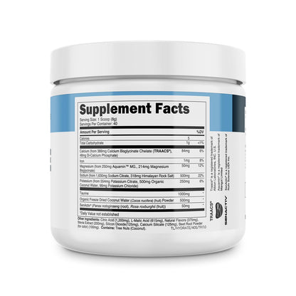 Transparent Labs Hydrate Naturally Sweetened Electrolytes Powder - Hydration Powder Electrolytes with Coconut Water, Calcium, Taurine, & Potassium - dailyvitalstore
