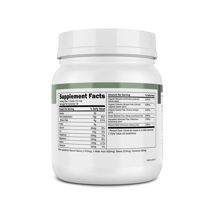 Transparent Labs Prebiotic Greens - Superfood Powder & Antioxidants Supplement with Organic Spirulina, Chloerra, Acacia, & Green Banana Powder - 30 Servings, Unflavored - dailyvitalstore