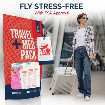 Travel Medicine Kit - 78-Piece TSA-Friendly Med Pack for Flights, Cruises & International Travel | Individually Wrapped Medication Essentials for Any Occasion - dailyvitalstore