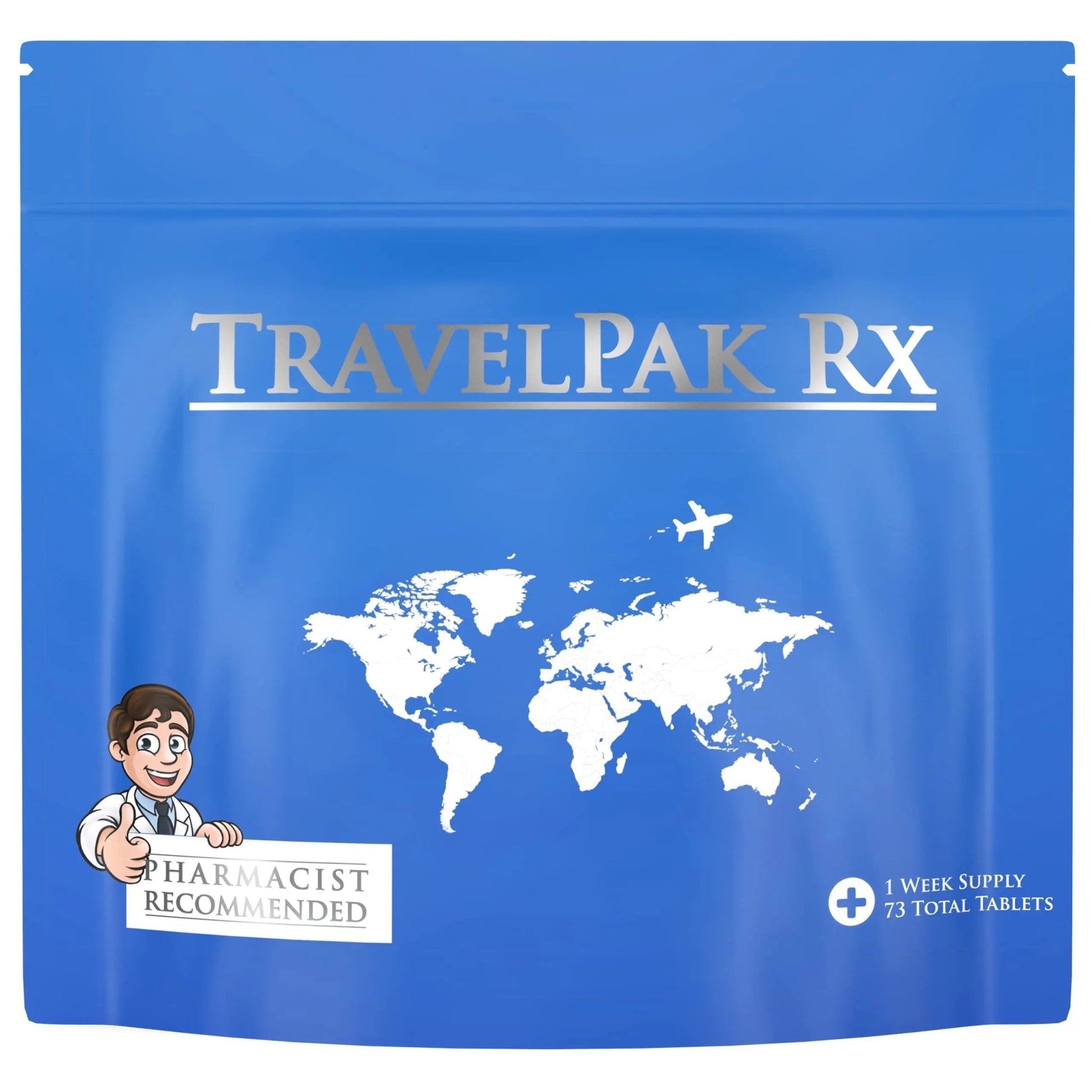 TravelPakRx Travel Essentials Medicine Kit - TSA-Approved Over-The-Counter Individual Medicine Packets, for Travel, Cruises, Camping, Created by Pharmacist - dailyvitalstore