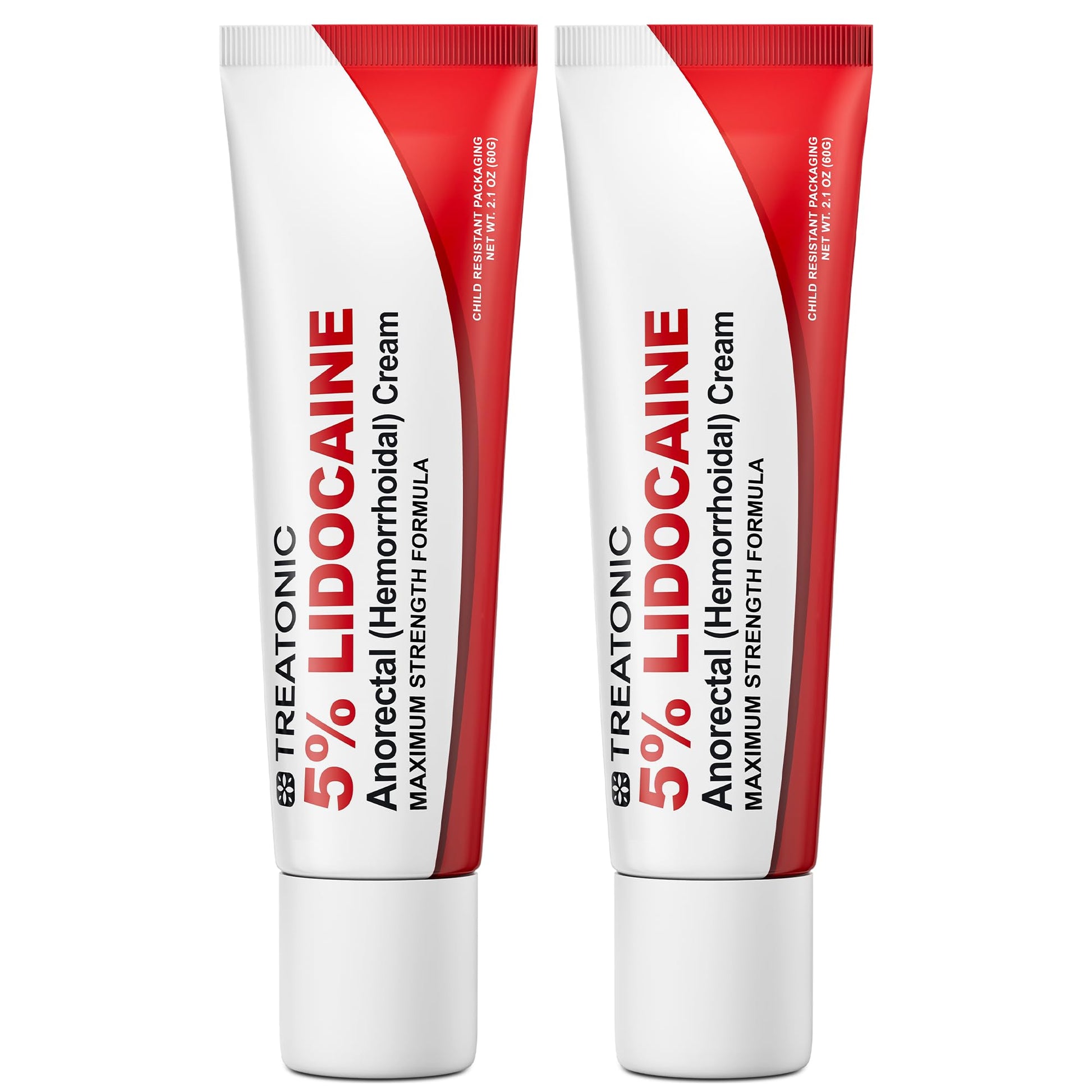 Treatonic 5% Lidocaine Numbing Cream: Lidocaine Cream for Pain Relief, Itching, Burning, Soreness, Hemorrhoid - Maximum Strength Topical Numb Cream - Fast Acting & Long Lasting Numbing Cream - 4.2 oz - dailyvitalstore
