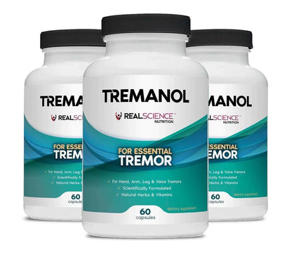 Tremanol Natural Aid Herbal Supplement – Includes Vitamin B2 & B12, Passionflower & Skullcap – 60 Caps (Pack of 3) – Made in USA - dailyvitalstore