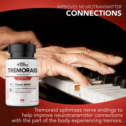 Tremoraid Essential Tremor Relief Supplements (60 Caps)* (3 Bottles) - dailyvitalstore