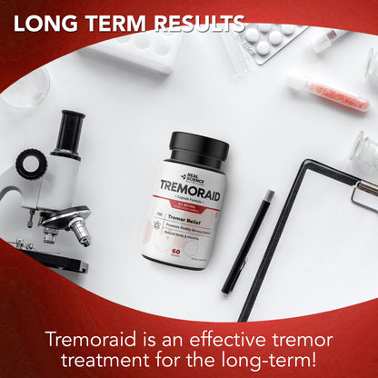Tremoraid Essential Tremor Relief Supplements (60 Caps)* (3 Bottles) - dailyvitalstore