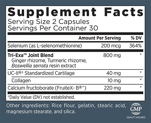 TriFlexarin Joint Support Supplement with FruiteX-B for Joint Comfort and Mobility - dailyvitalstore