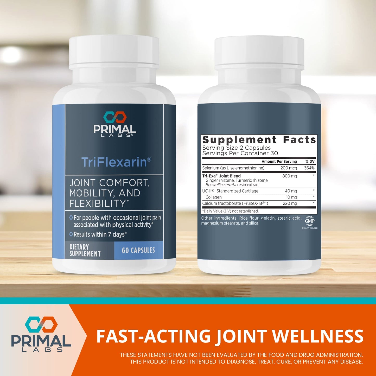 TriFlexarin Joint Support Supplement with FruiteX-B for Joint Comfort and Mobility - dailyvitalstore