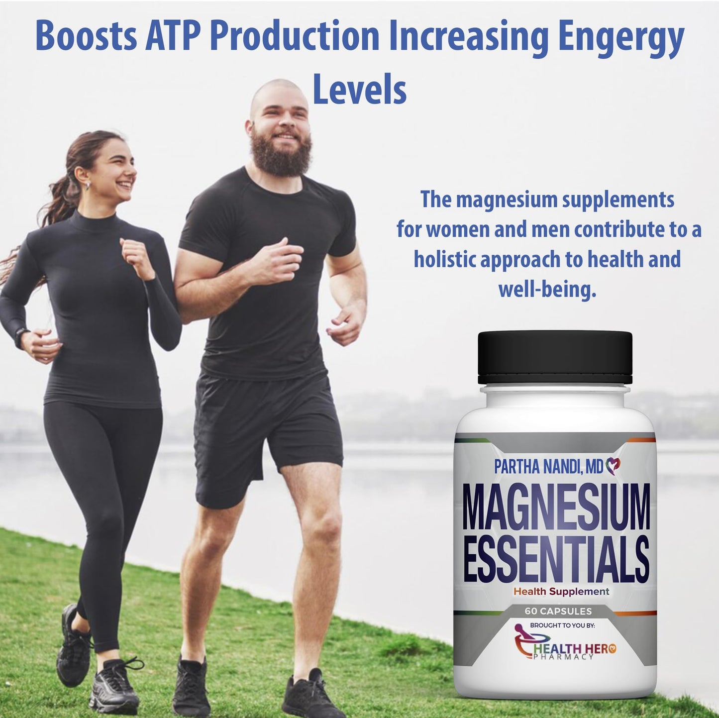 Triple Magnesium Citrate, Malate & Glycinate Complex Supplement – Supports Sleep, Stress, Muscle, Nerve & Heart Health – Advanced High-Absorption Formula – 235mg – 60 Capsules - dailyvitalstore