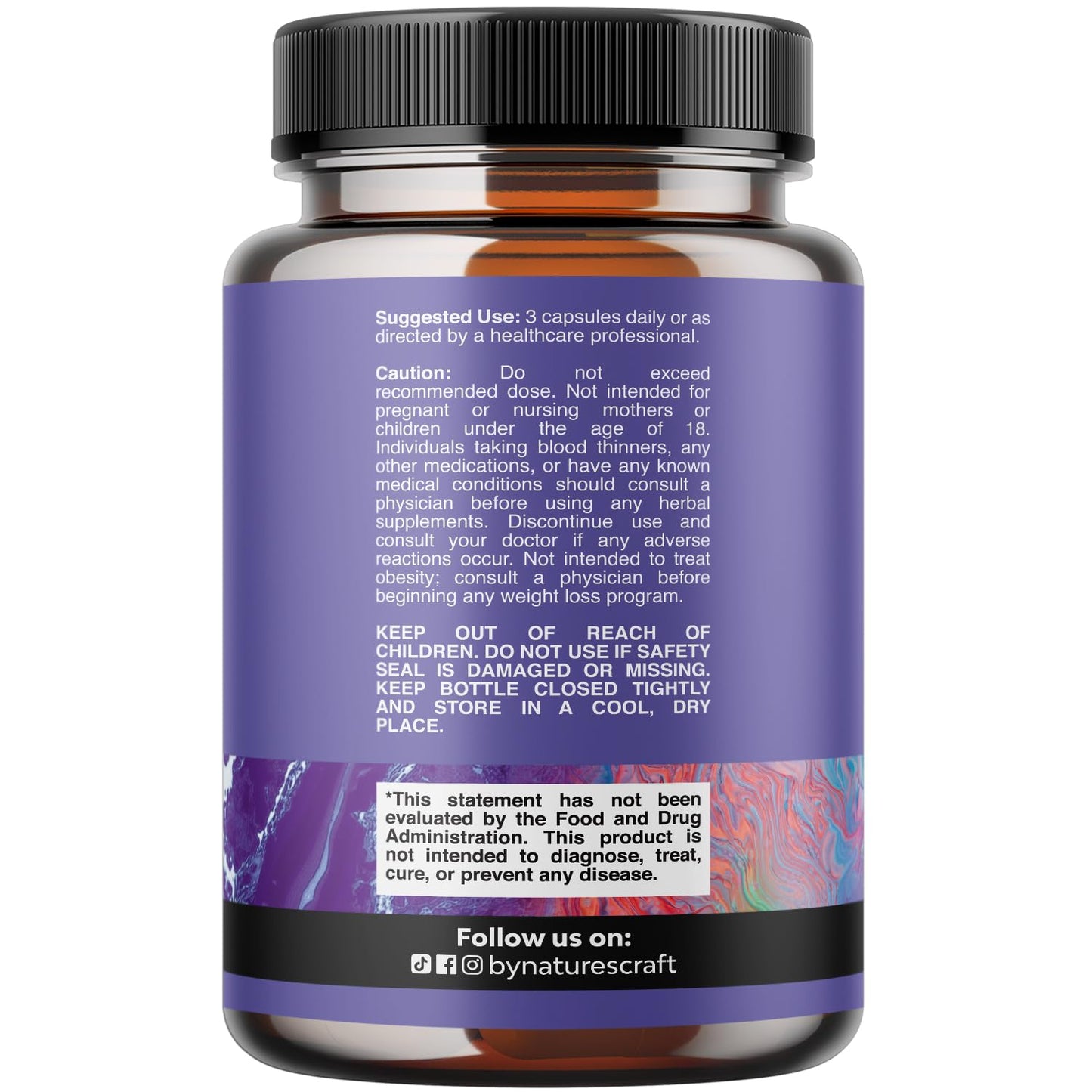 Triple Magnesium Complex Supplement - High Absorption Magnesium Glycinate, Malate & Taurate Blend for Muscles, Energy Support & Heart Health - Triple Mg Complex 400 mg Capsules - 120 Count - dailyvitalstore