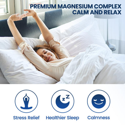 Triple Magnesium Complex Supplement-Magnesium Glycinate, Citrate, Malate Liquid Drops 500mg with Ashwagandha, L-Theanine, Vitamin B6 for Calm, Stress Relief, Sleep, Muscle Support-Pineapple Flavor - dailyvitalstore